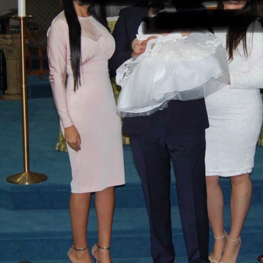 Blush color  dress